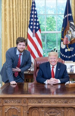 Retrato de Donald Trump