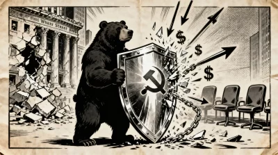 Ilustração editorial sobre Rússia conquista soberania financeira absoluta e se blinda contra sanções ocidentais. (Ilustração: