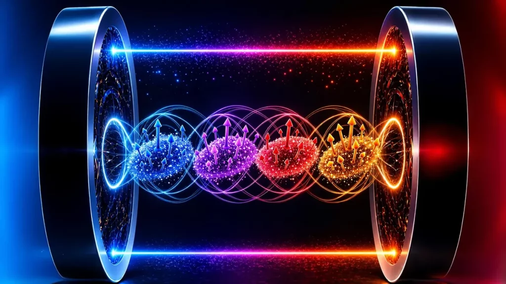 Representação gráfica de estados quânticos em desenvolvimento, ilustrando o avanço científico na área. (Foto: sciencedaily.co