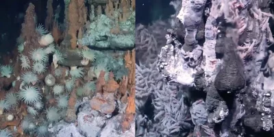 Imagens subaquáticas mostram novas espécies descobertas durante expedição no Oceano Atlântico Sul. (Foto: foxweather.com)