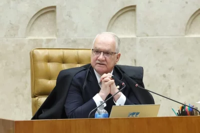 O ministro Edson Fachin durante sessão no Supremo Tribunal Federal. (Foto: cartacapital.com.br)