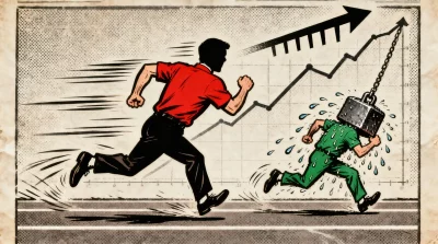 Ilustração editorial sobre Lula dispara seis pontos e deixa Flávio Bolsonaro pesadão para trás na pesquisa Quaest. (Ilustraçã