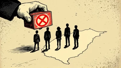 Ilustração editorial sobre China proíbe entrada de quatro parlamentares neozelandeses após visita a Taiwan. (Ilustração: Cafe