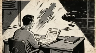 Objeto em forma humana em arquivos UFO militares dos EUA intriga especialista chinês
