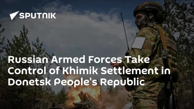 Militar russo ao lado de artilharia em operação na região de Donetsk. (Foto: sputnikglobe.com)