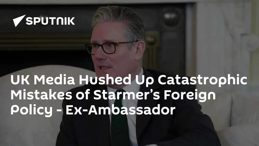 Ex-embaixador discute críticas à política externa de Starmer em entrevista. (Foto: Ex-Ambassador)