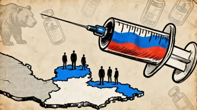 Ilustração editorial sobre Nicarágua anuncia expansão de cooperação com Rússia em vacinas e saúde para América Central. (Ilus